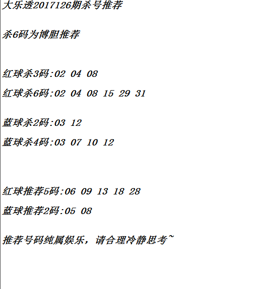 大乐透杀号专家杀号秘籍揭秘